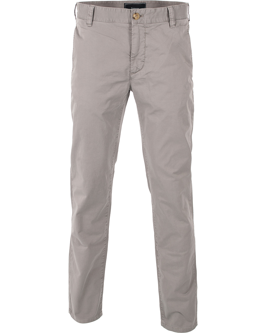 Homme | Pantalons | Boomerang | Steve Cotton Satin Chino Light Grey