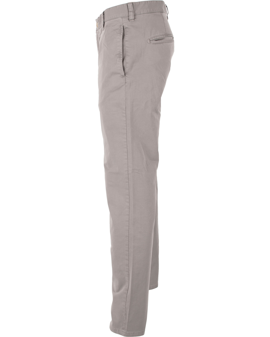 Homme | Pantalons | Boomerang | Steve Cotton Satin Chino Light Grey