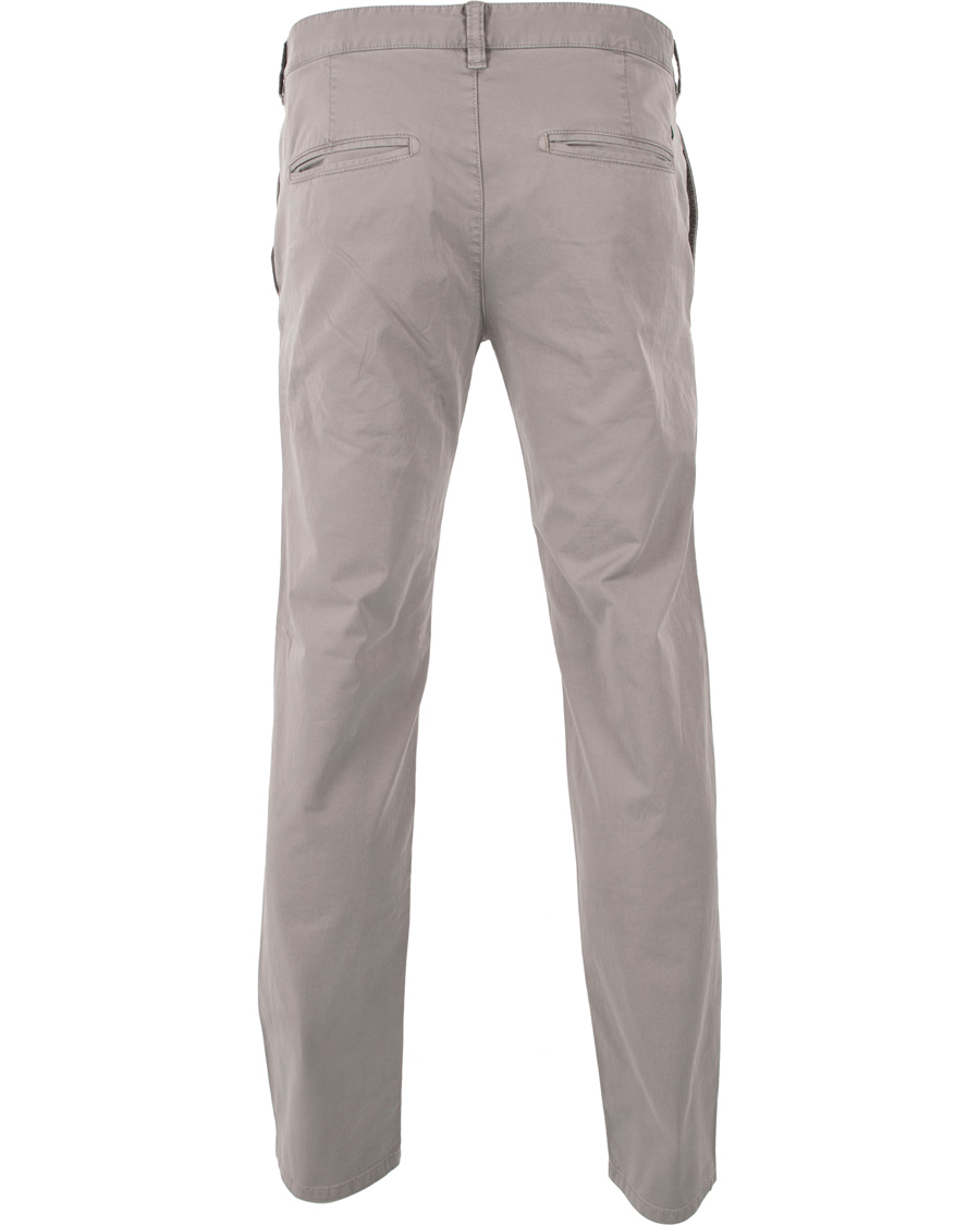 Homme | Pantalons | Boomerang | Steve Cotton Satin Chino Light Grey