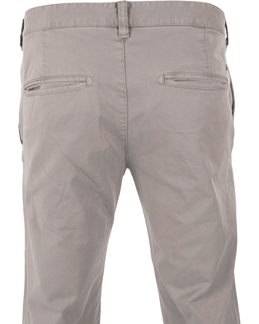 Homme | Pantalons | Boomerang | Steve Cotton Satin Chino Light Grey