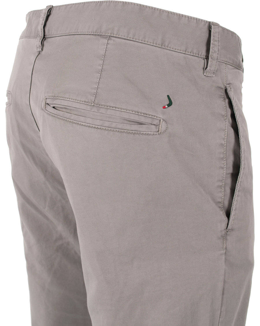 Homme | Pantalons | Boomerang | Steve Cotton Satin Chino Light Grey