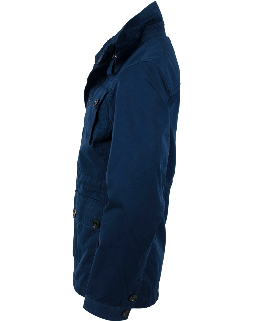 Homme | Manteaux Et Vestes | J.Lindeberg | Foreman Two Tone Cotton Jacket Dark Blue