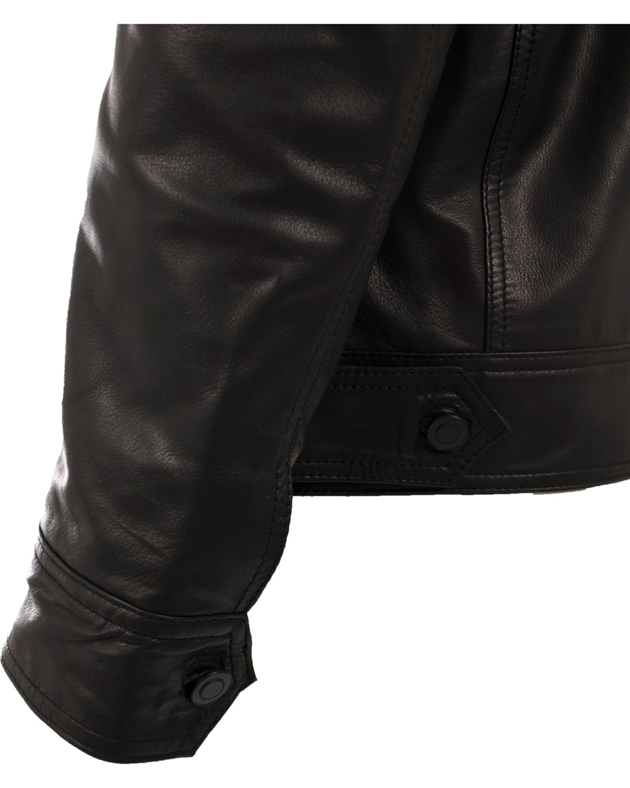 Homme | Manteaux Et Vestes | J.Lindeberg | Trey Leather Jacket Black