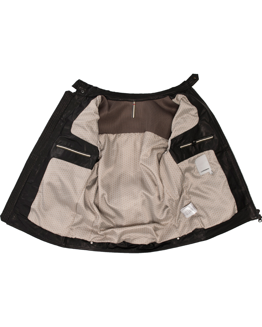 Homme | Manteaux Et Vestes | J.Lindeberg | Trey Leather Jacket Black