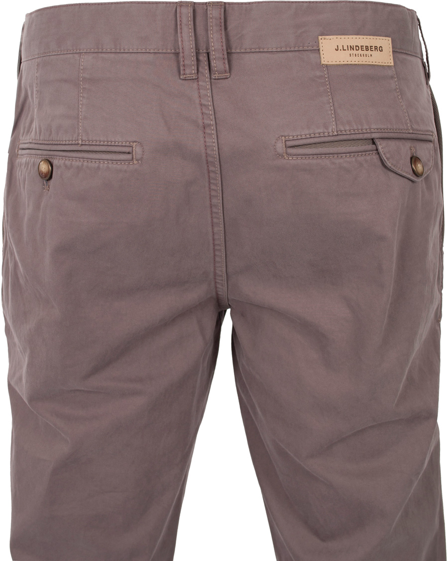 Homme | Pantalons | J.Lindeberg | Chaze Season Cotton Chinos Mud