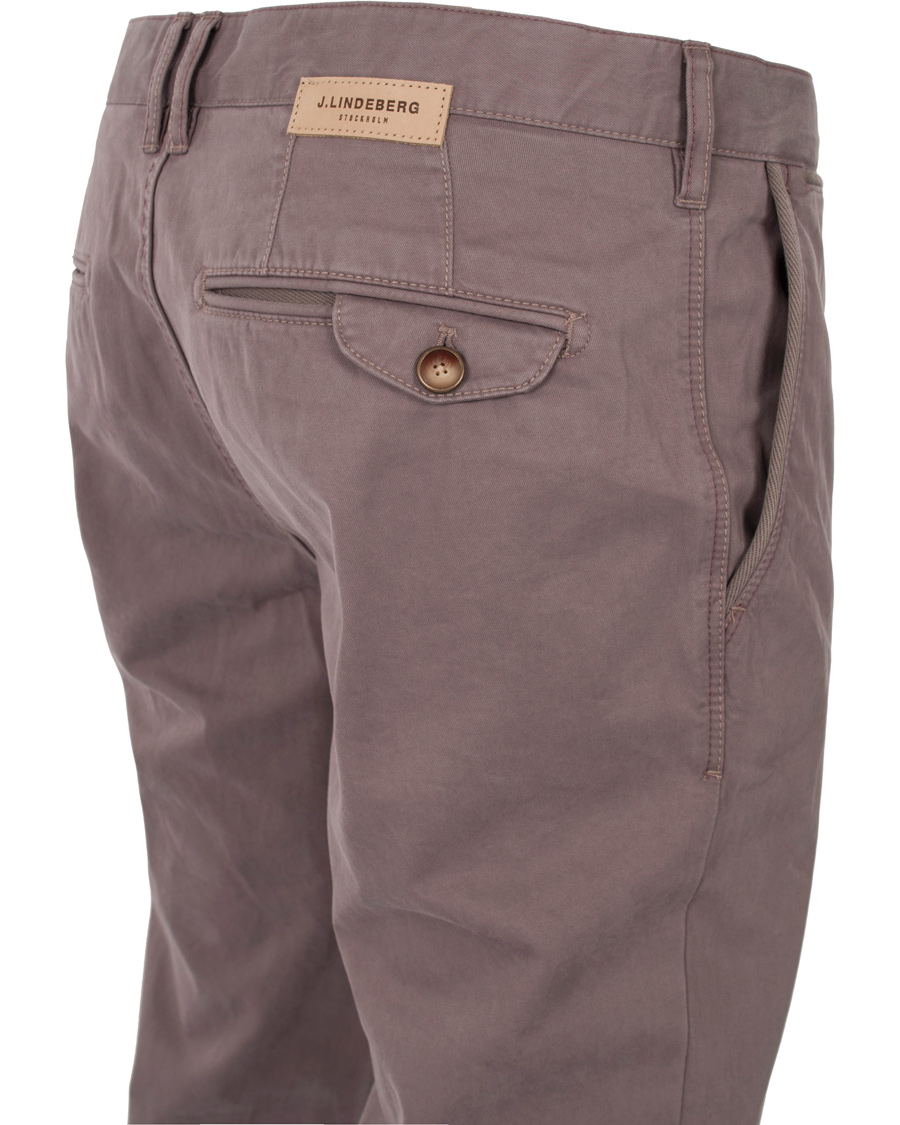Homme | Pantalons | J.Lindeberg | Chaze Season Cotton Chinos Mud