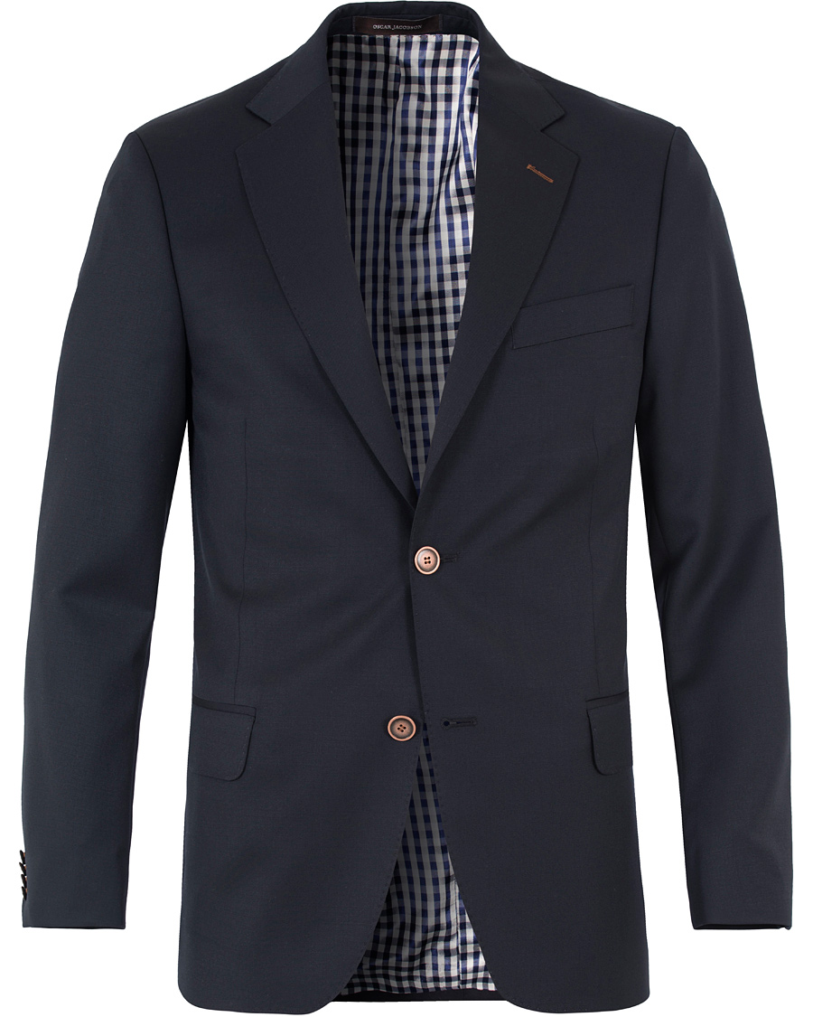 Homme | Blazers | Oscar Jacobson | Edmund Club Blazer Navy