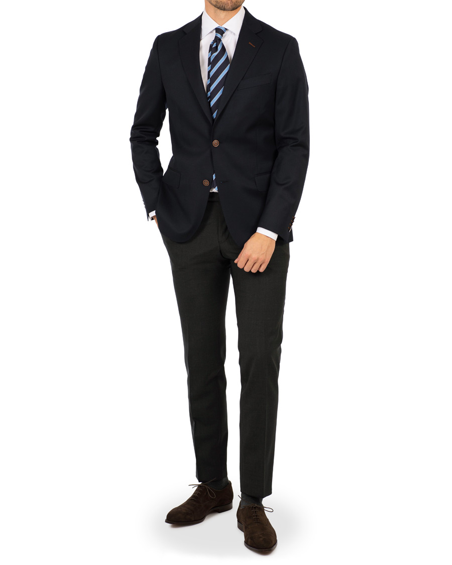 Homme | Blazers | Oscar Jacobson | Edmund Club Blazer Navy