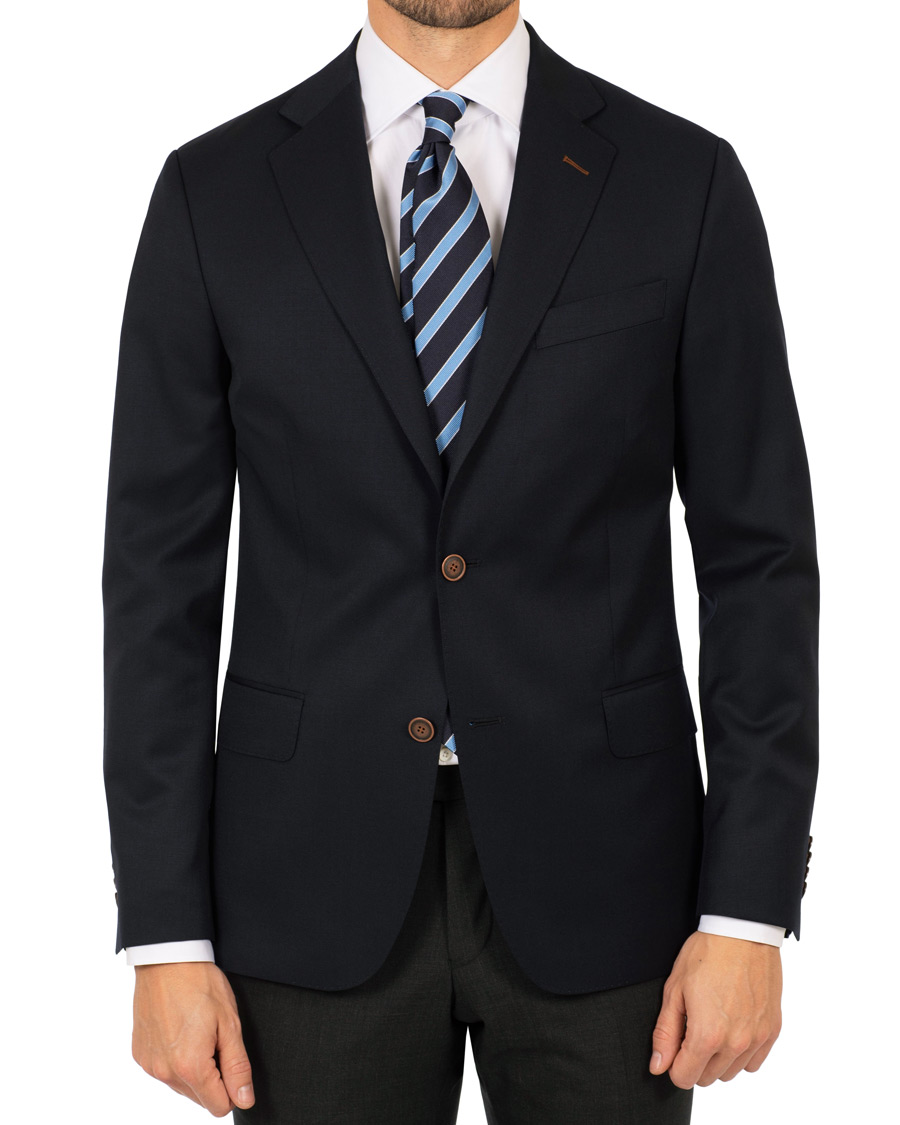 Homme | Blazers | Oscar Jacobson | Edmund Club Blazer Navy