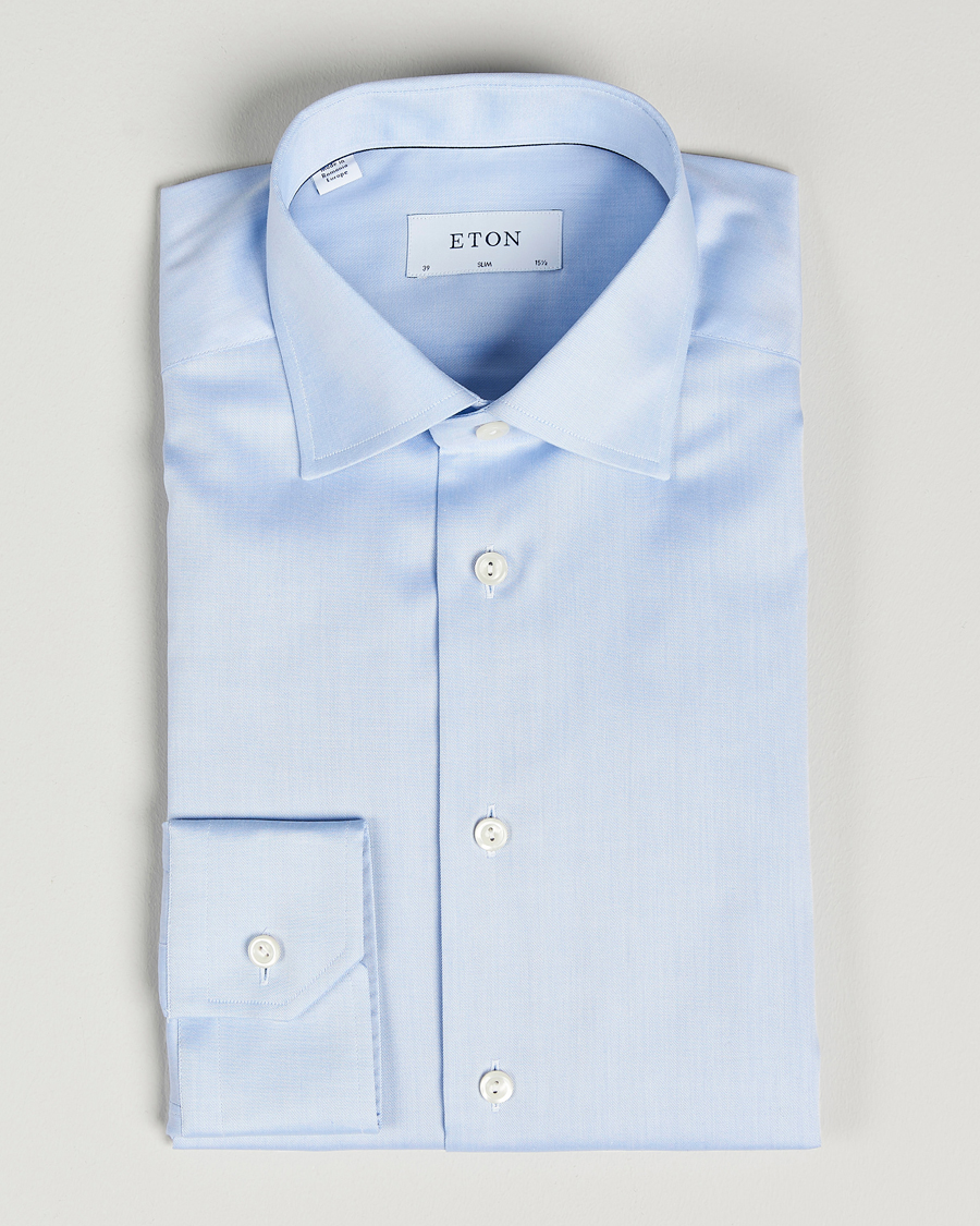 Homme | Chemises | Eton | Slim Fit Shirt Blue