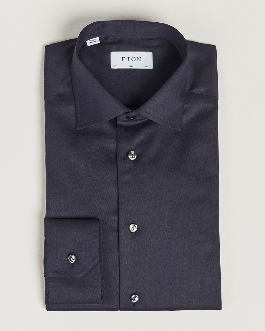 Homme | Chemises | Eton | Slim Fit Shirt Navy