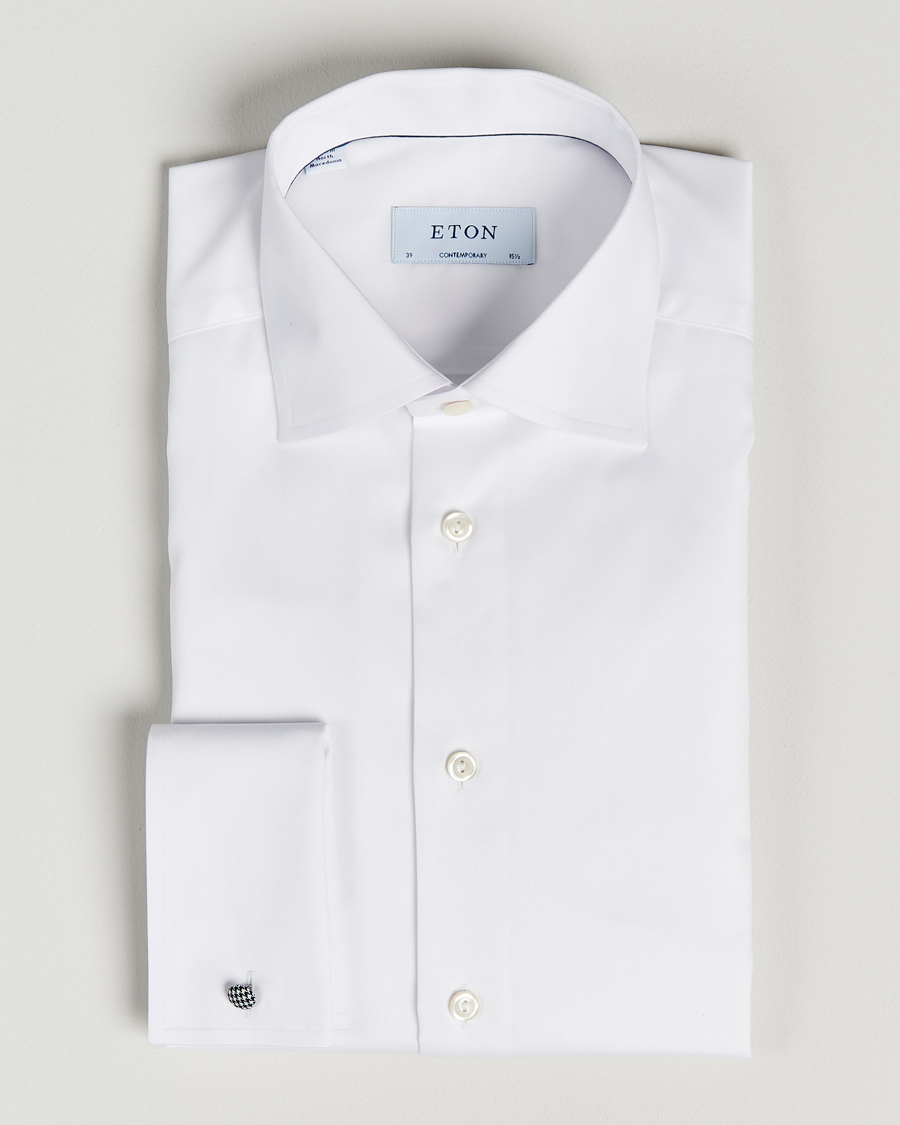 Homme | Chemises | Eton | Contemporary Fit Shirt Double Cuff White