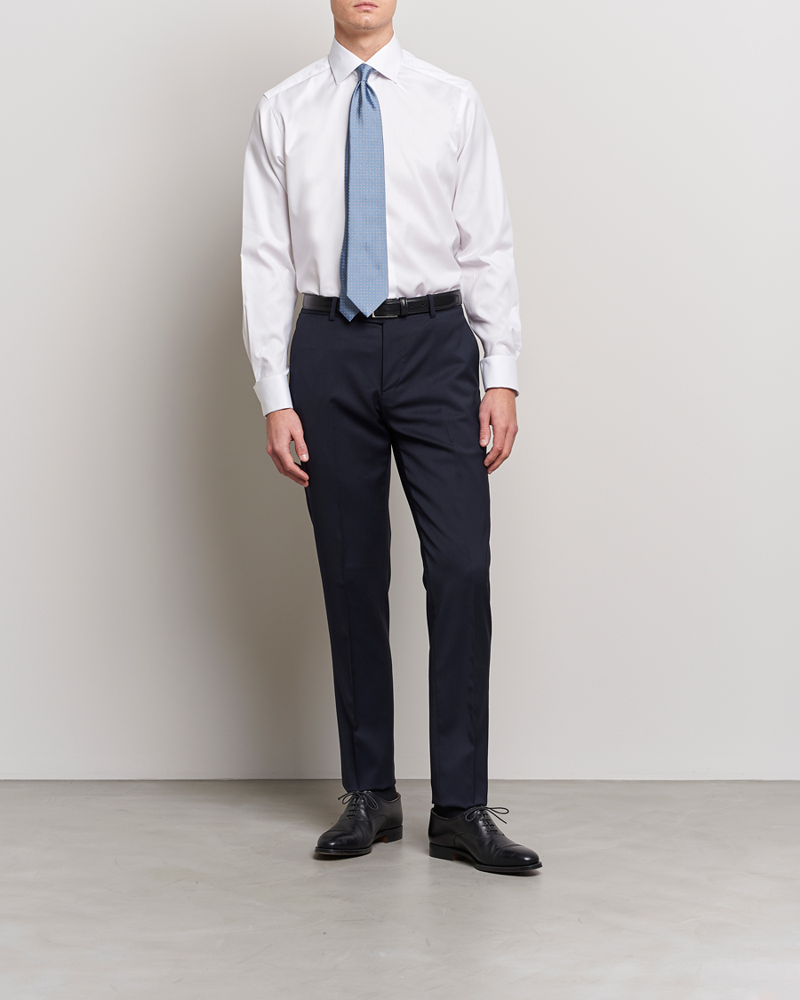 Homme | Chemises D'Affaires | Eton | Contemporary Fit Shirt Double Cuff White