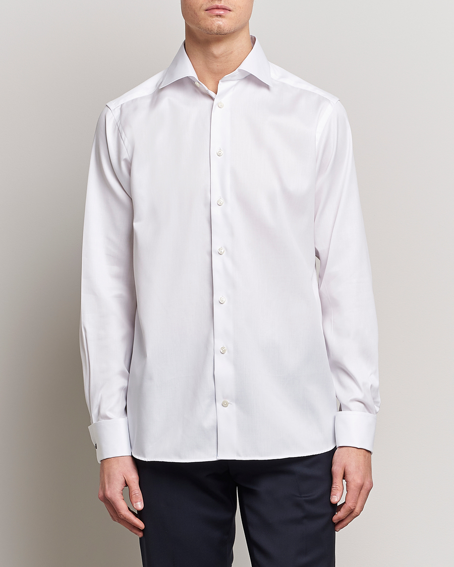 Homme | Chemises | Eton | Contemporary Fit Shirt Double Cuff White