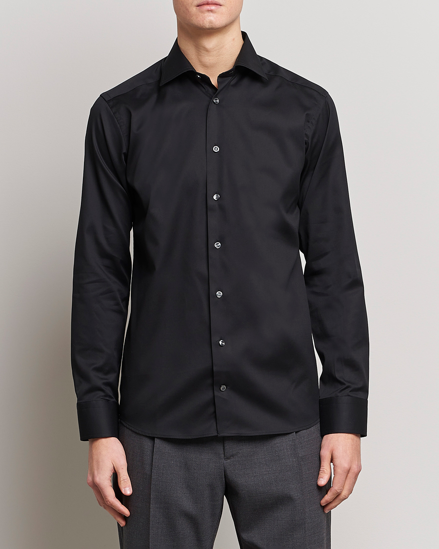 Homme | Chemises | Eton | Slim Fit Shirt Black