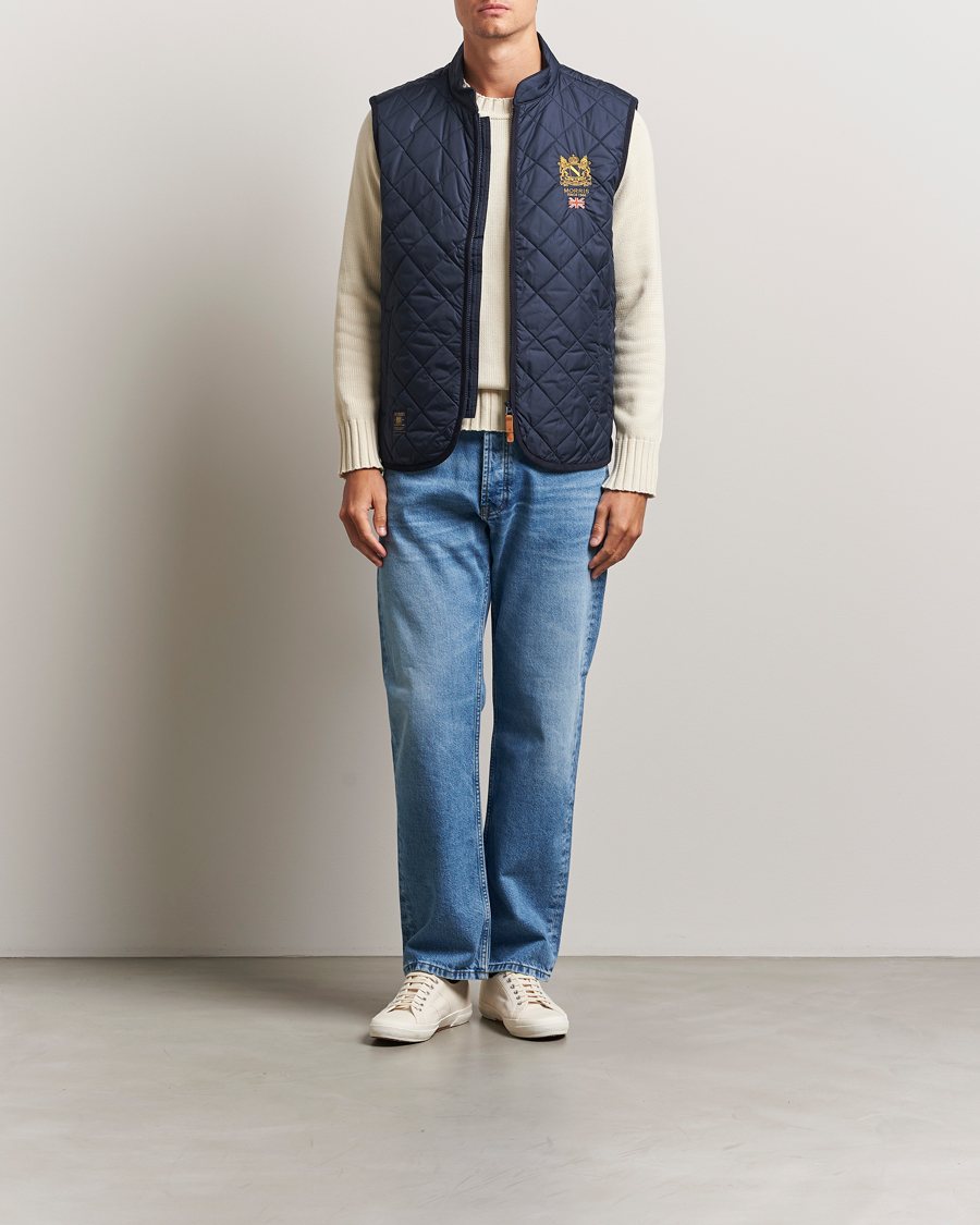 Homme | Gilets | Morris | Trenton Quilted Vest Old Blue