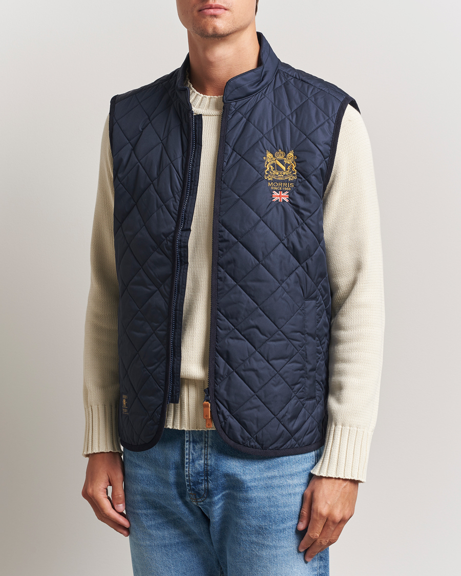 Homme | Gilets | Morris | Trenton Quilted Vest Old Blue