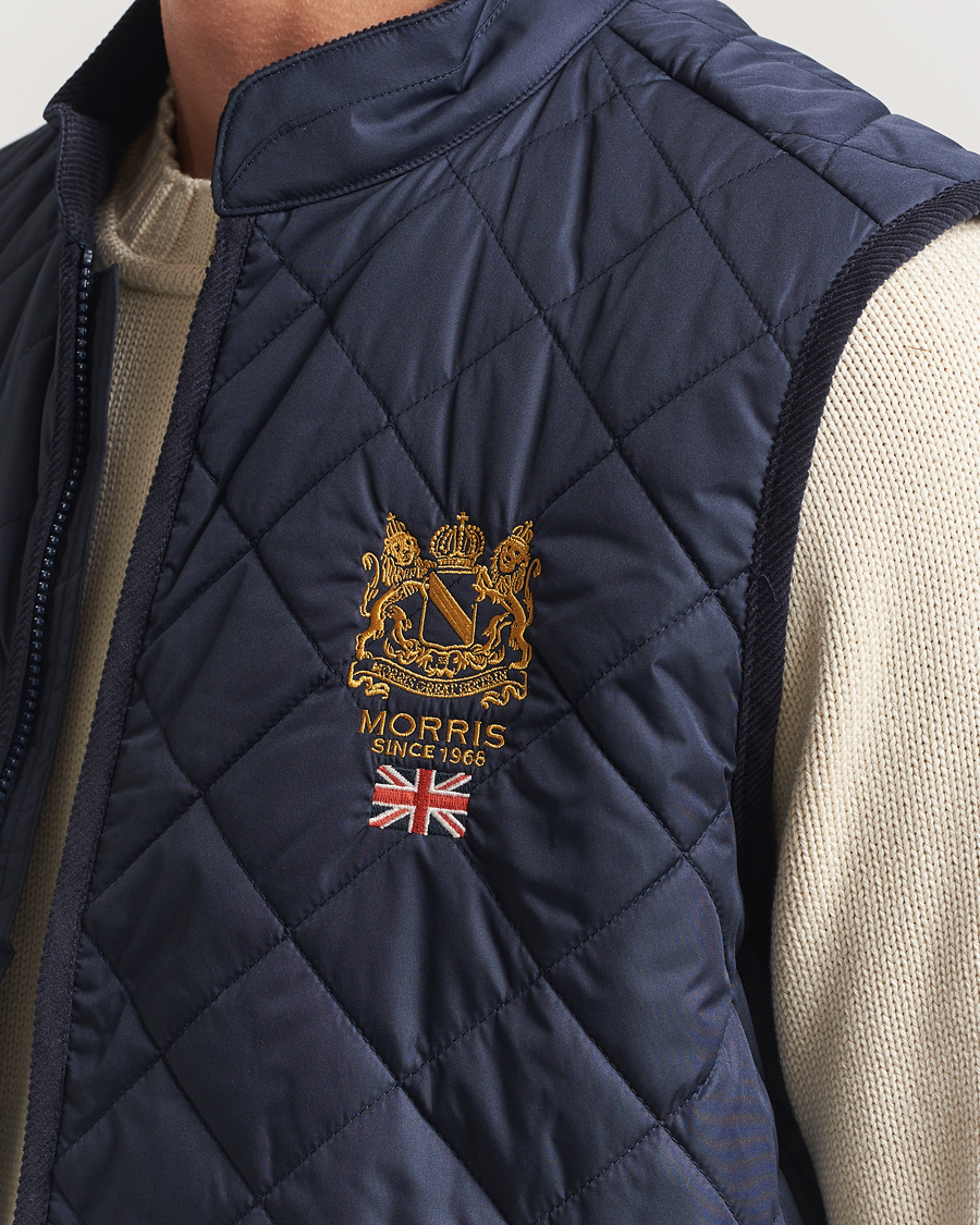 Homme | Gilets | Morris | Trenton Quilted Vest Old Blue