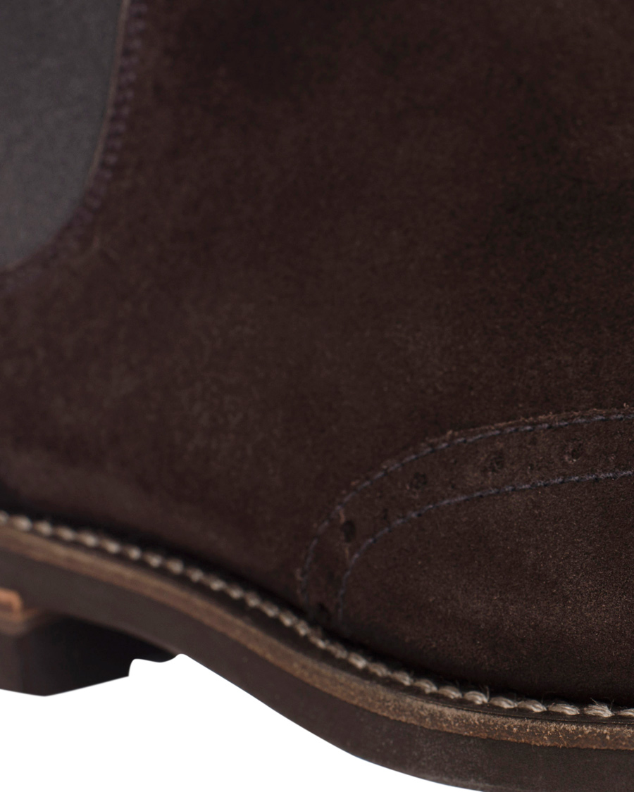 Homme | BALLY Martigny Major Chelsea Boot Suede Dark Brown | Bally | Martigny Major Chelsea Boot Suede Dark Brown