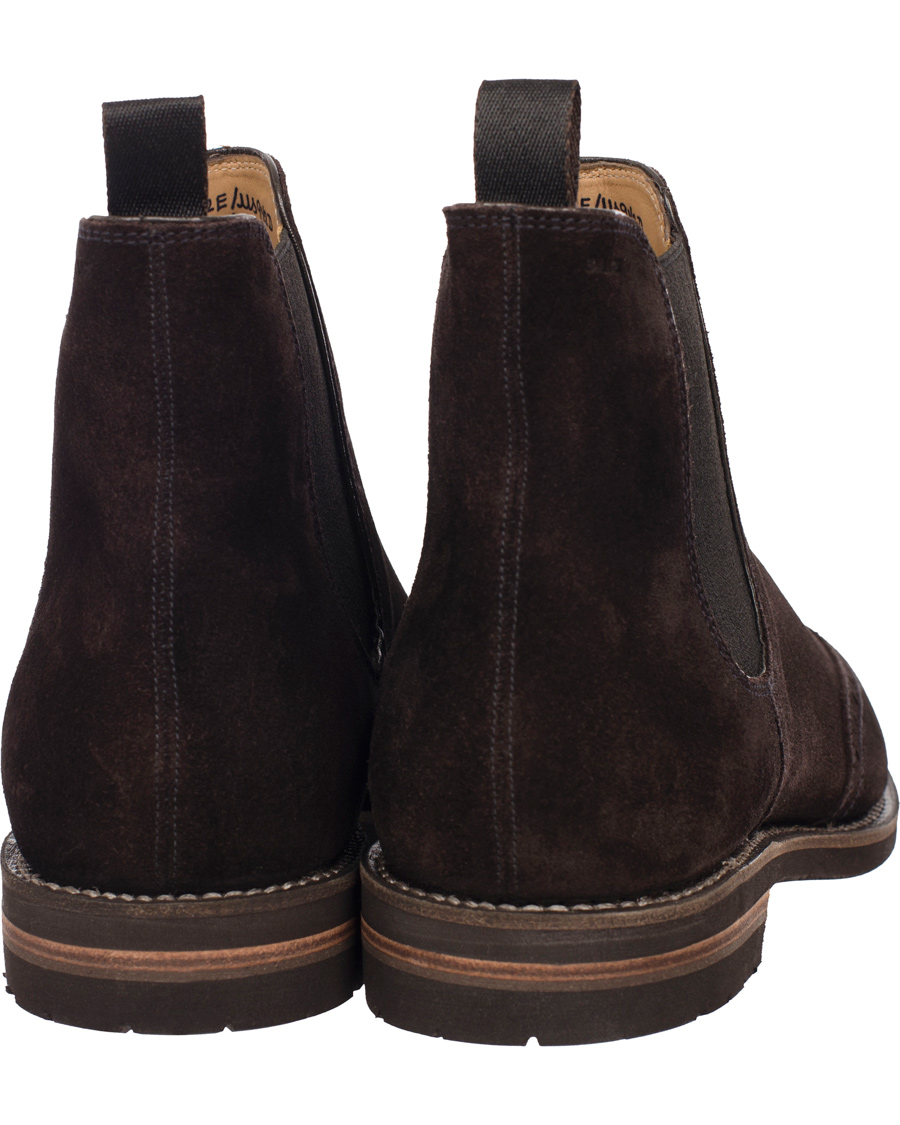 Homme | BALLY Martigny Major Chelsea Boot Suede Dark Brown | Bally | Martigny Major Chelsea Boot Suede Dark Brown