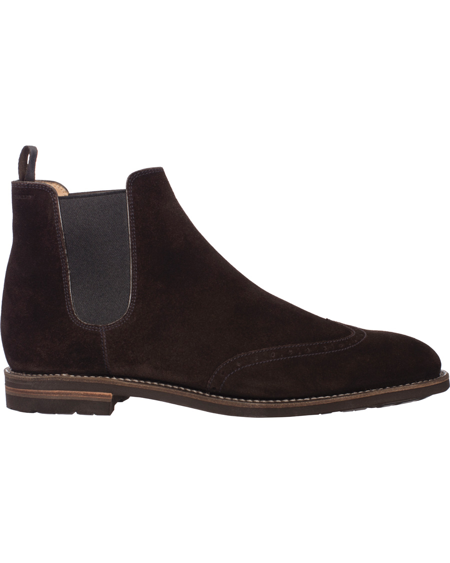 Homme | BALLY Martigny Major Chelsea Boot Suede Dark Brown | Bally | Martigny Major Chelsea Boot Suede Dark Brown