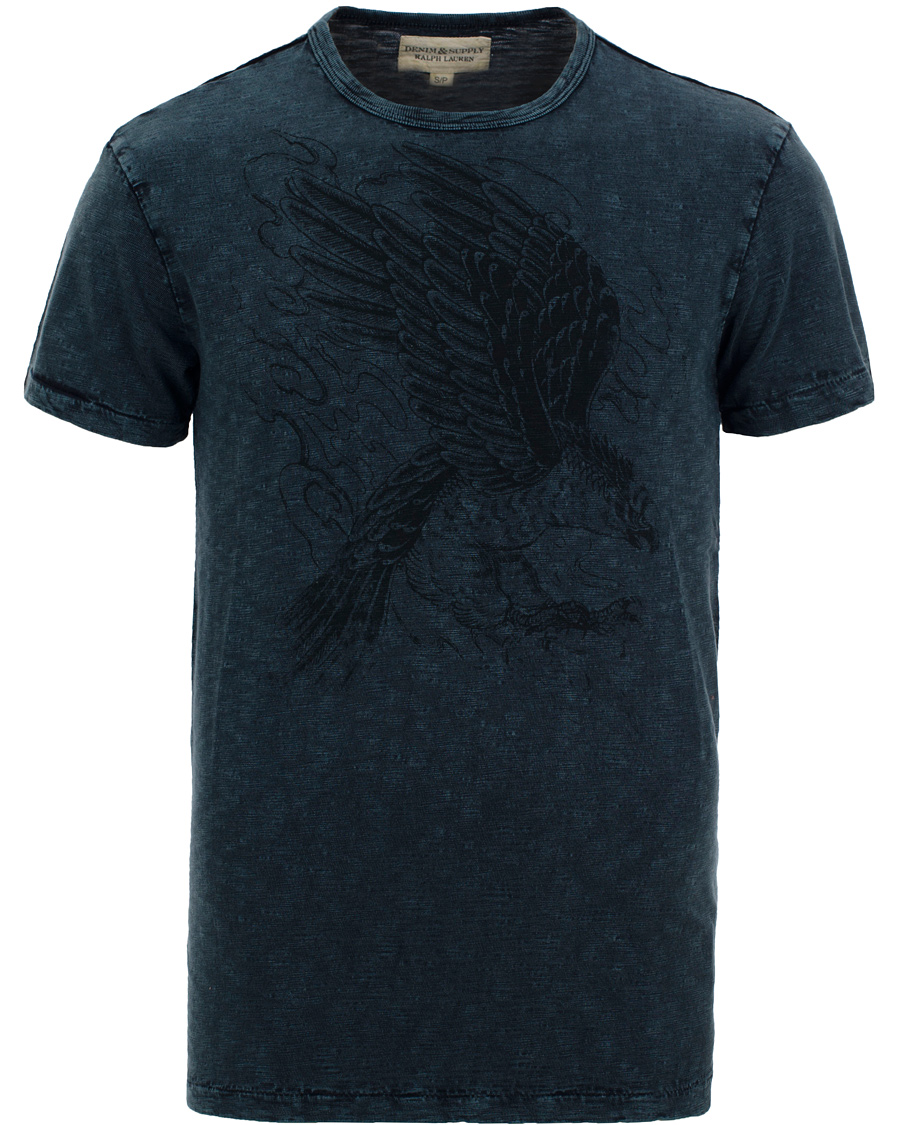 Homme | T-shirts | Denim & Supply Ralph Lauren | Printed CN Hawk Light Indigo