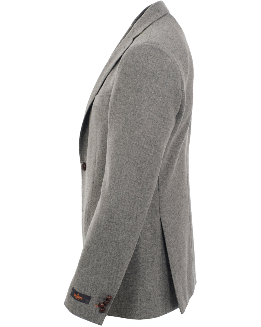 Homme | Blazers | Morris | Brian Shetland Wool Diagonal Blazer Grey