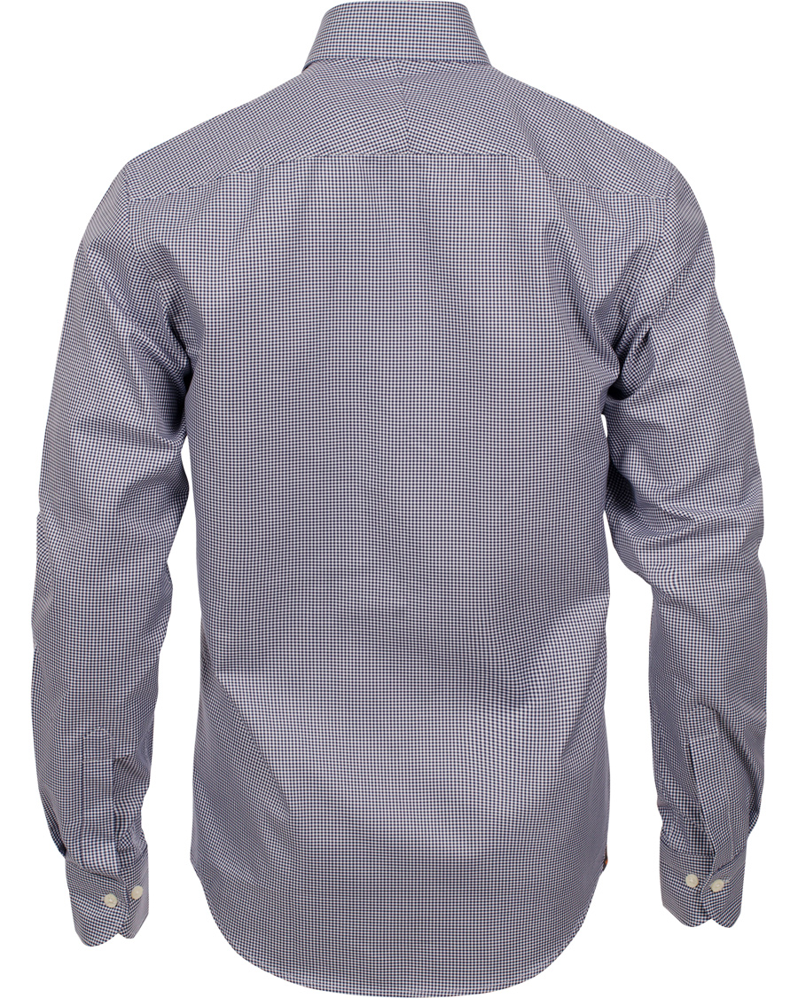 Homme | Chemises | Morris | Sir Moore Mini Check Shirt Navy