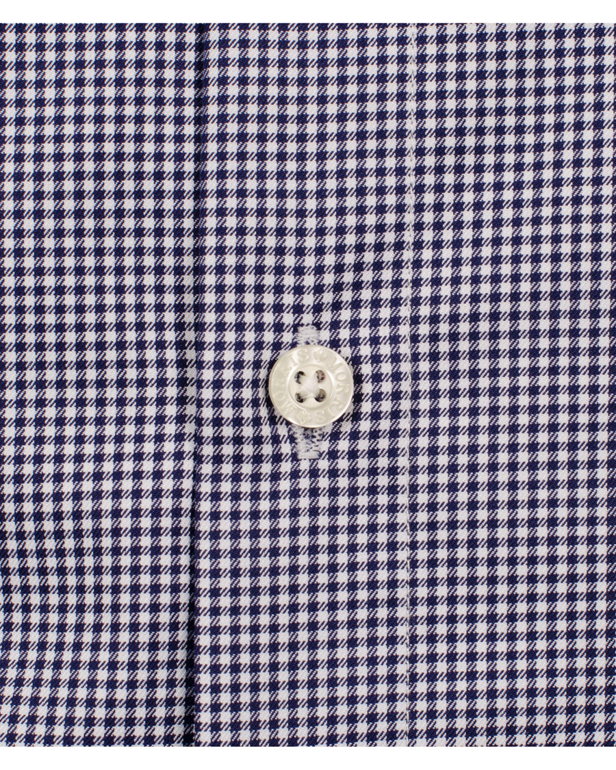 Homme | Chemises | Morris | Sir Moore Mini Check Shirt Navy
