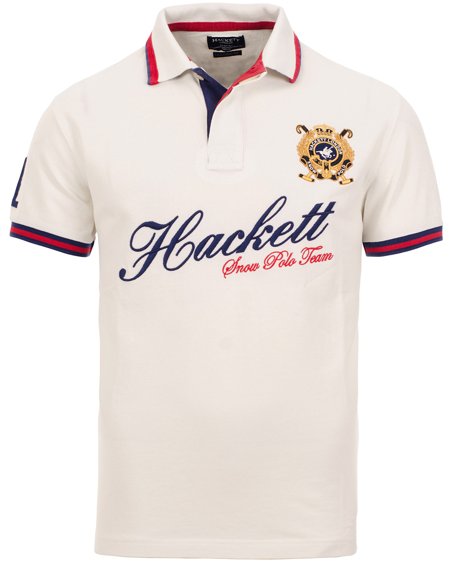 Homme | Polos | Hackett | Snow Number Piké Winter White