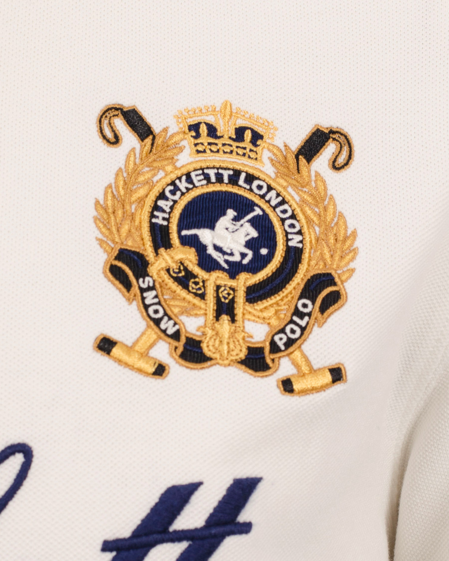 Homme | Polos | Hackett | Snow Number Piké Winter White