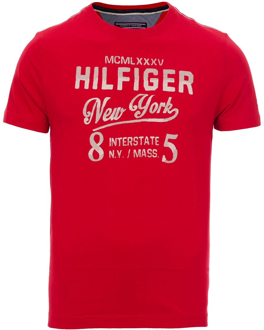 Homme | T-shirts | Tommy Hilfiger | Kris Tee Barbados Cherry Red