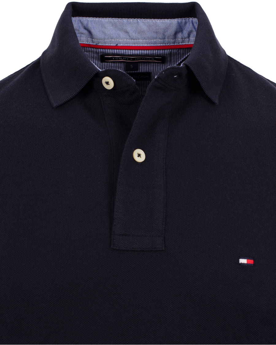 Homme | Pulls Et Tricots | Tommy Hilfiger | New Tommy Long Sleeve Piké Regular Fit Midnight