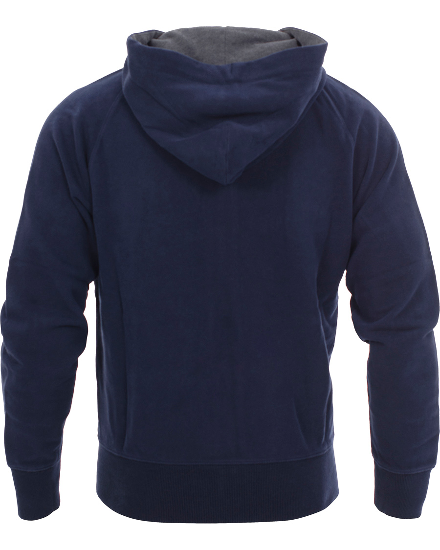 Homme | Pulls Et Tricots | GANT | Full-Zip Hood Sweat Evening Blue