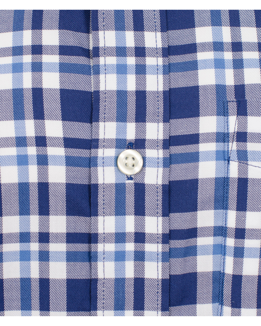 Homme | Chemises | GANT | Classic Twill Check Regular Fit Shirt Bright Blue