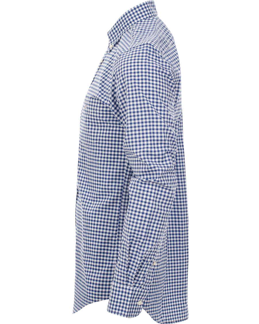 Homme | Chemises | GANT | The Gingham Regular Fit Shirt Deep Cobalt Blue