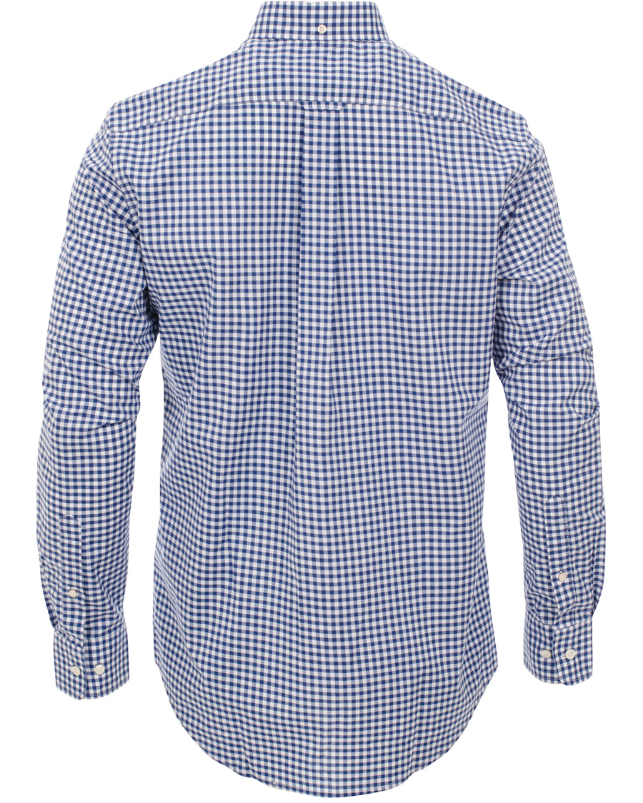 Homme | Chemises | GANT | The Gingham Regular Fit Shirt Deep Cobalt Blue