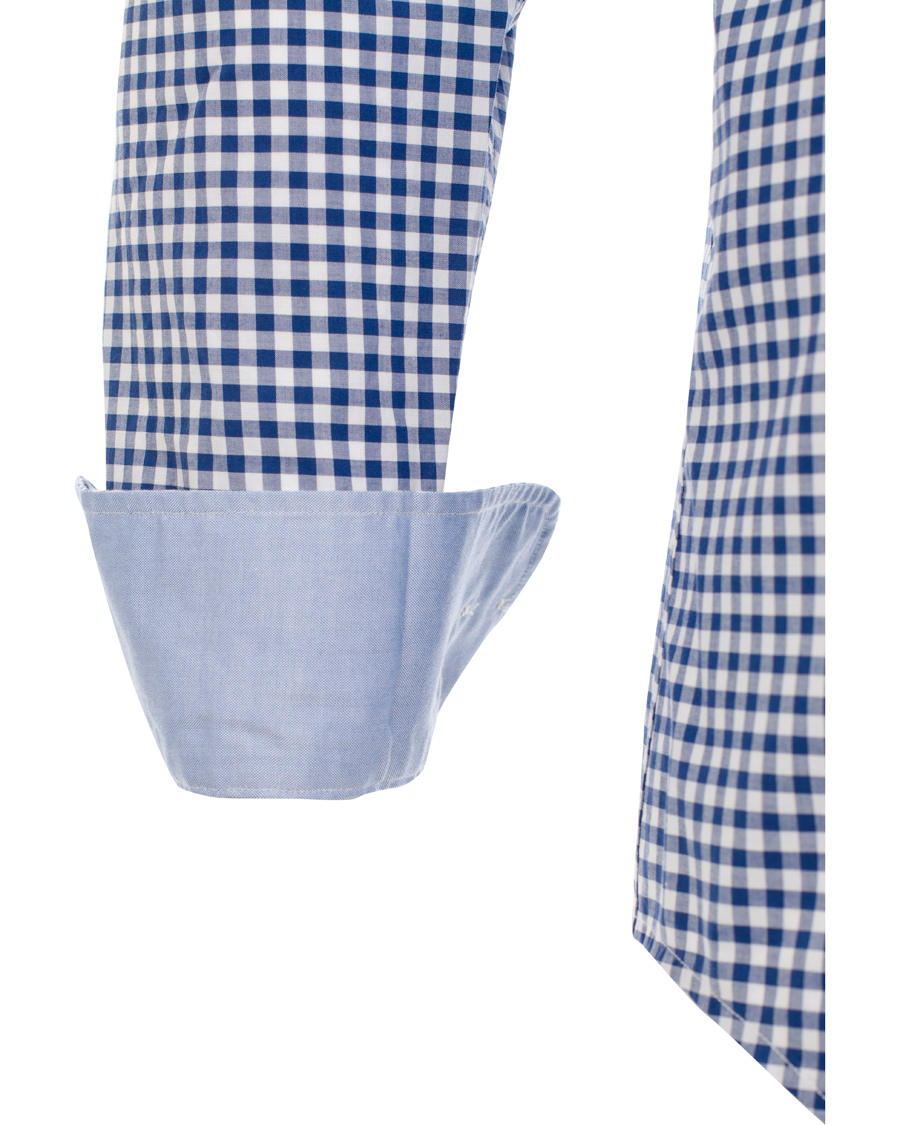 Homme | Chemises | GANT | The Gingham Regular Fit Shirt Deep Cobalt Blue