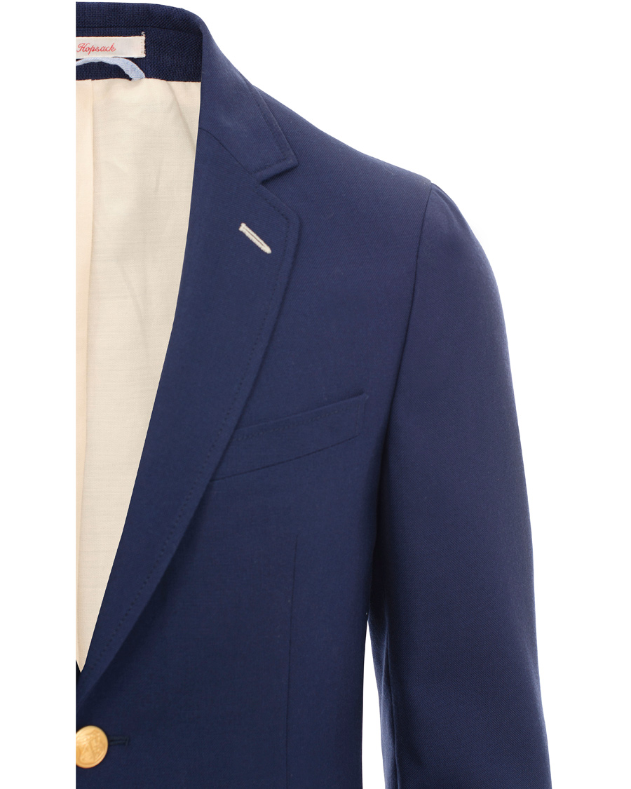 Homme | Blazers | GANT Rugger | The Hopsack Club Blazer Evening Blue