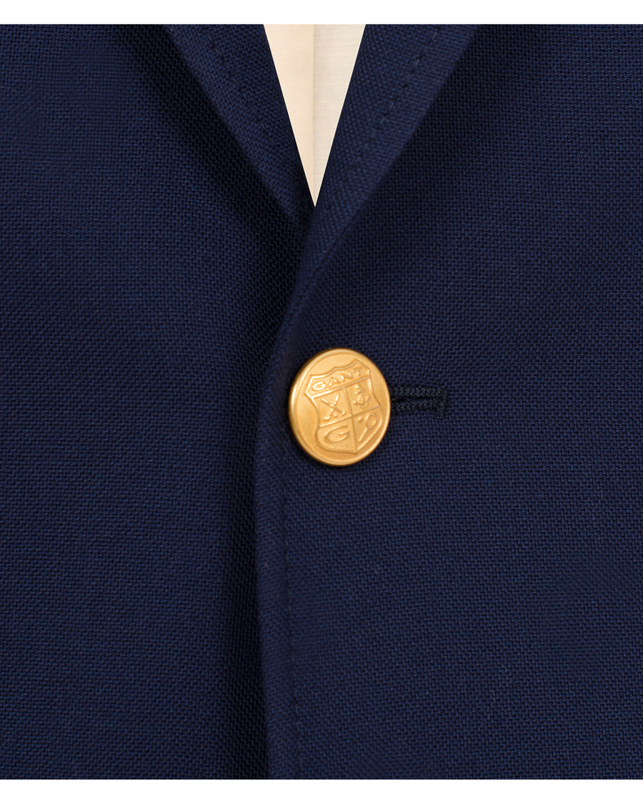 Homme | Blazers | GANT Rugger | The Hopsack Club Blazer Evening Blue