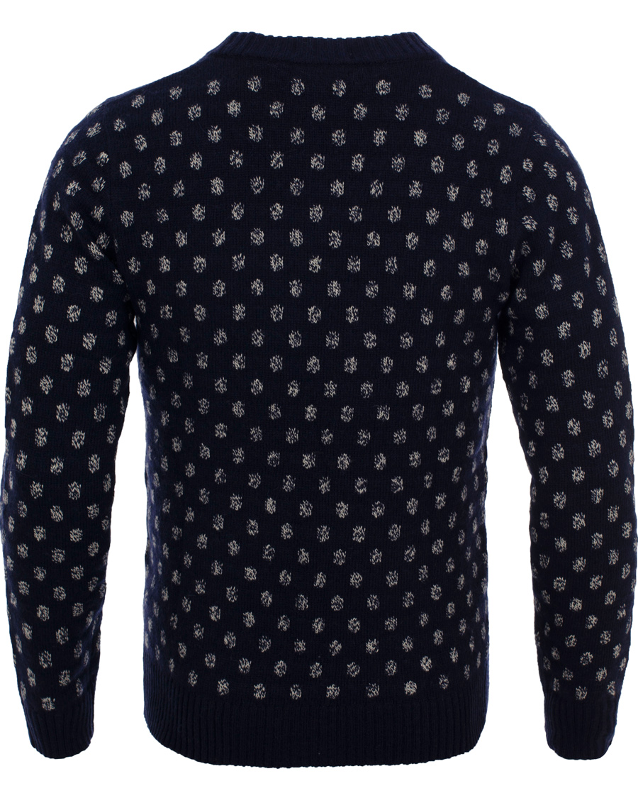 Homme | Pulls Et Tricots | GANT Rugger | The Dot Jaquard Sweater Evening Blue