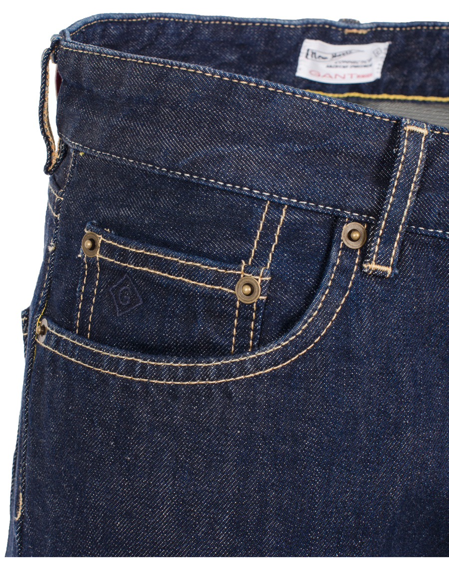 Homme | Jeans | GANT Rugger | Stick Boy Raw Jeans Dark Blue