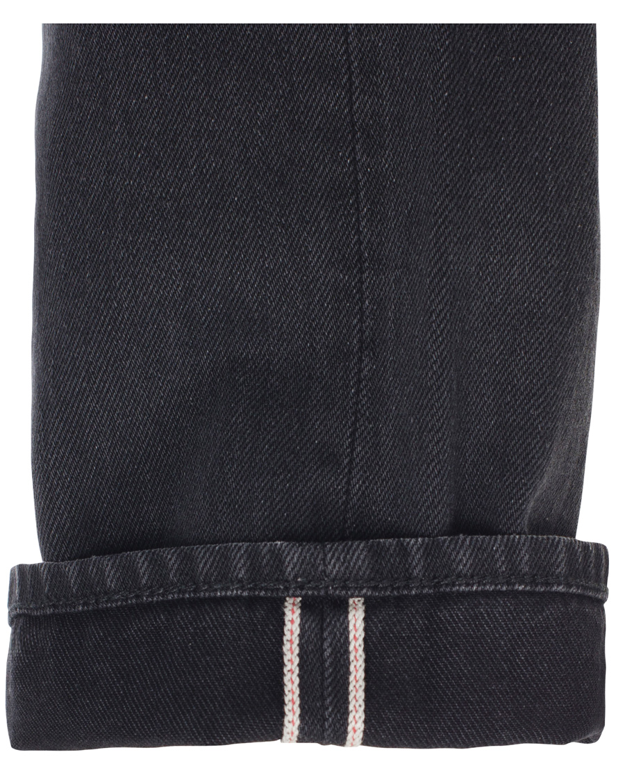 Homme | Jeans | GANT Rugger | Stick Boy Burned Selvedge Jeans Black Worn In