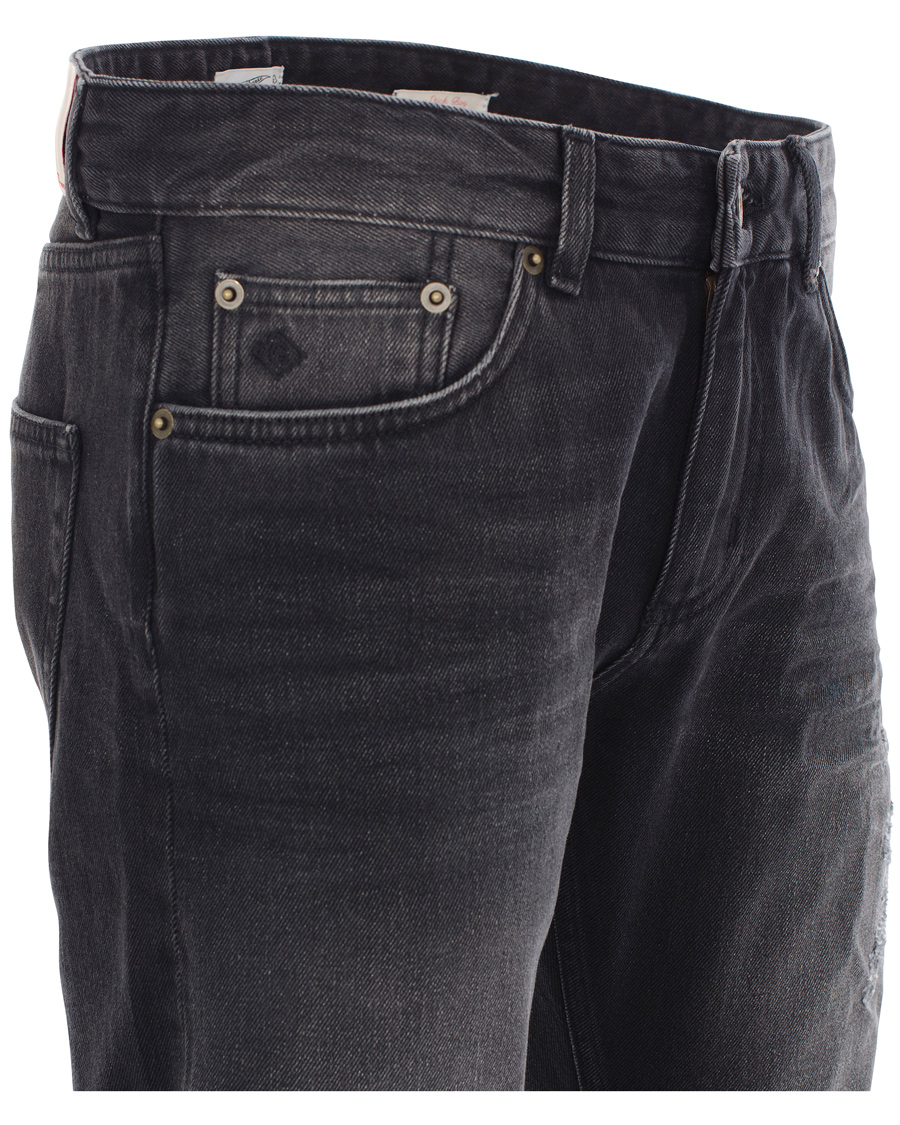 Homme | Jeans | GANT Rugger | Stick Boy Burned Selvedge Jeans Black Worn In