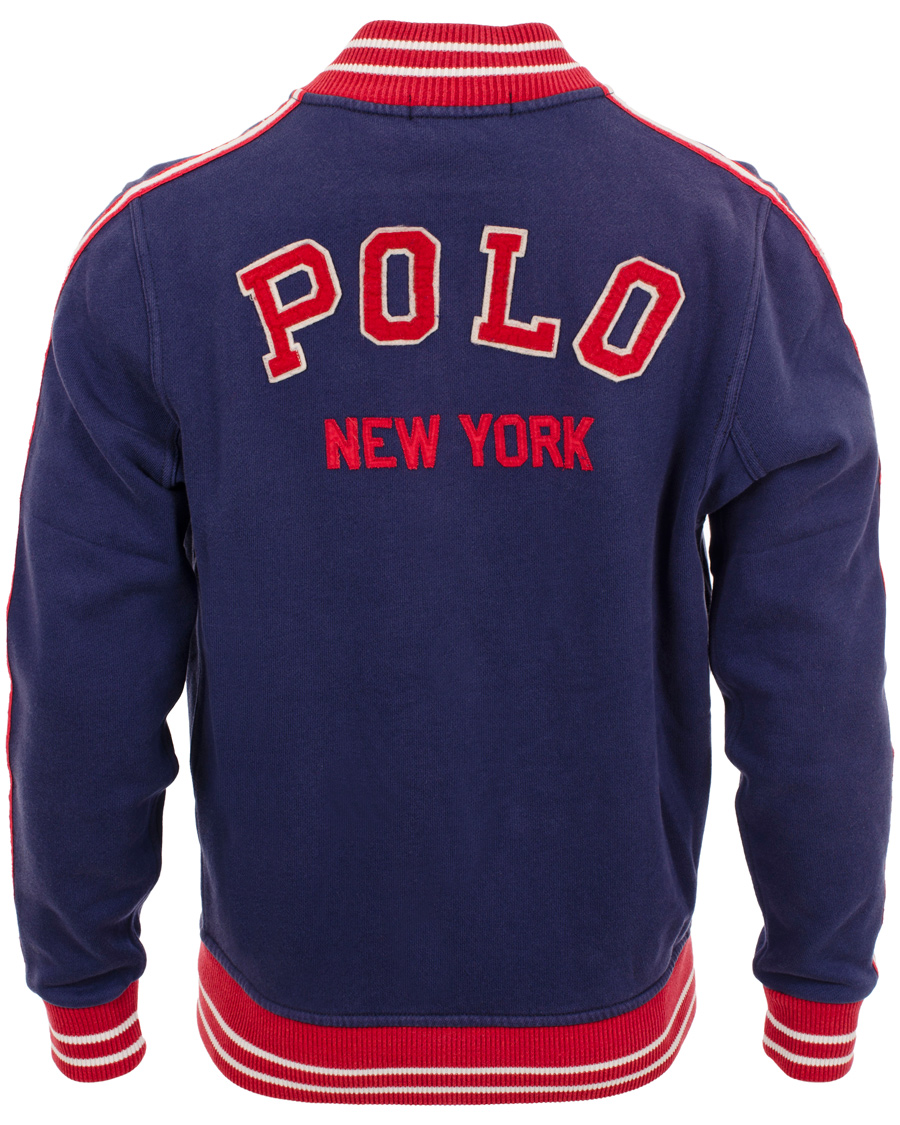 Homme | Pulls Et Tricots | Polo Ralph Lauren | USA Baseball Jacket Blue Mood