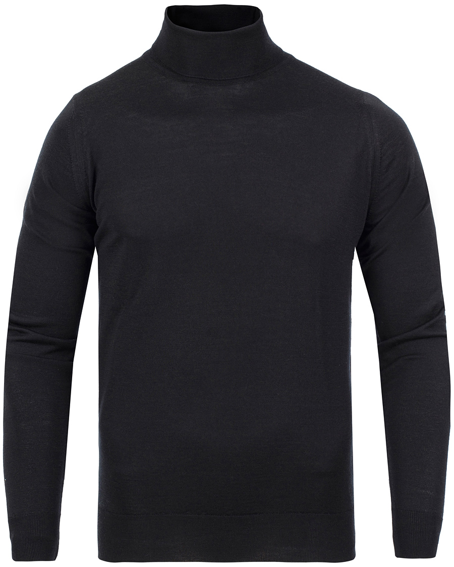 Homme | Pulls Et Tricots | John Smedley | Belvoir Roll Neck Black