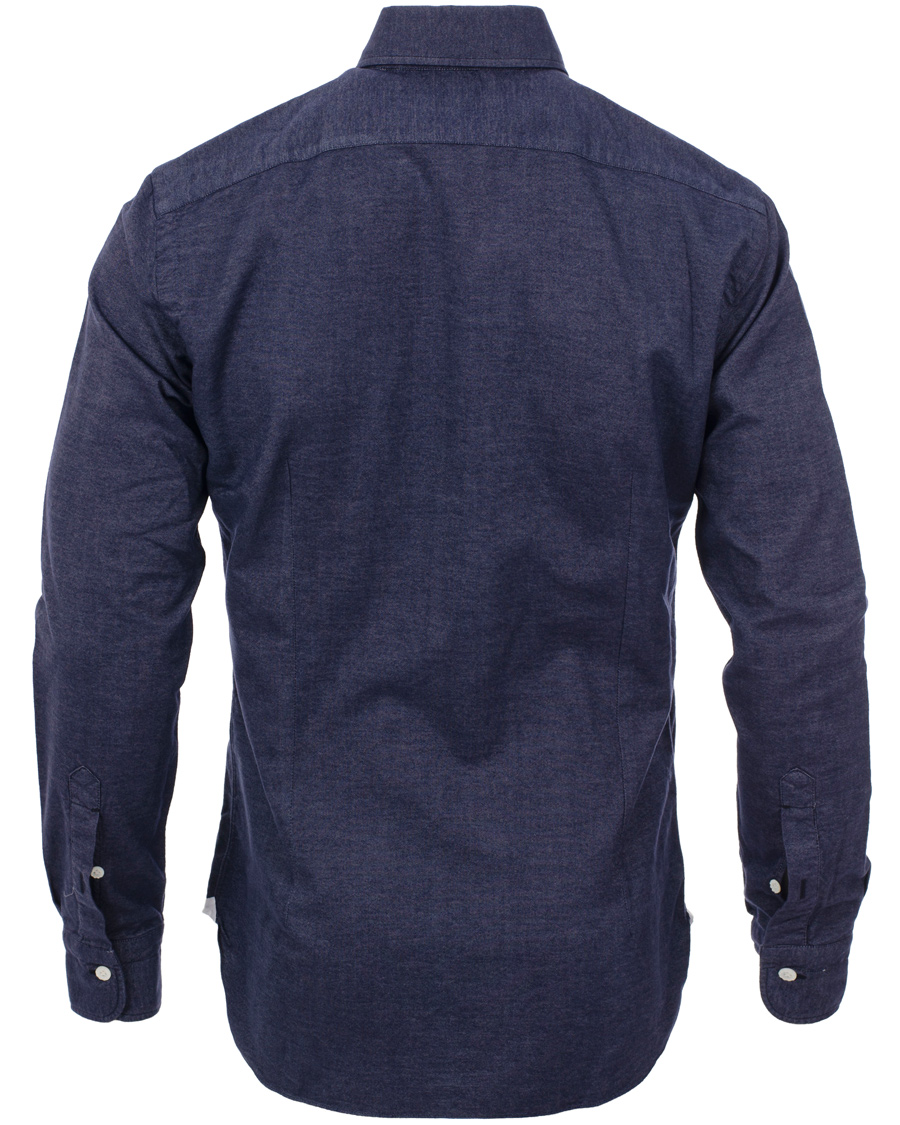 Homme | Chemises | Barba Napoli | Dandylife Slim Fit Shirt Casual Blue