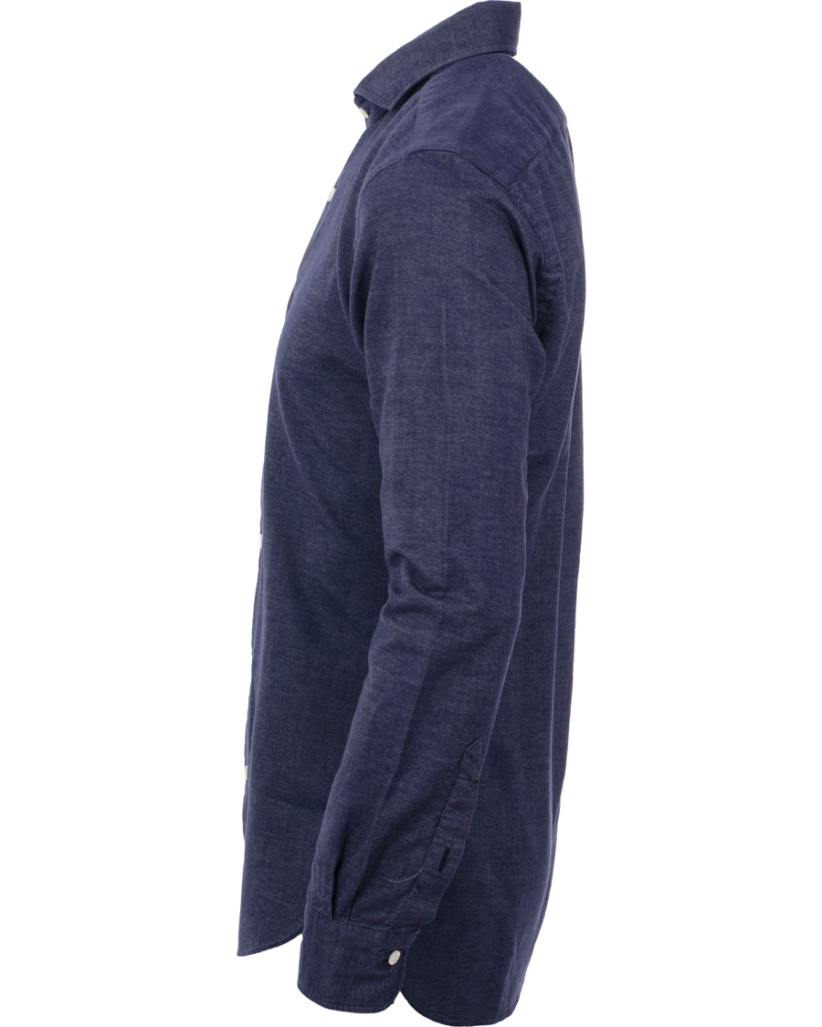 Homme | Chemises | Barba Napoli | Dandylife Slim Fit Shirt Casual Blue