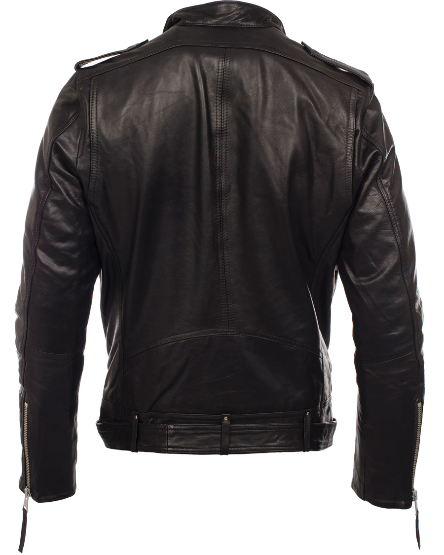 Homme | Manteaux Et Vestes | J.Lindeberg | Tyrone Sleek Leather Jacket Black
