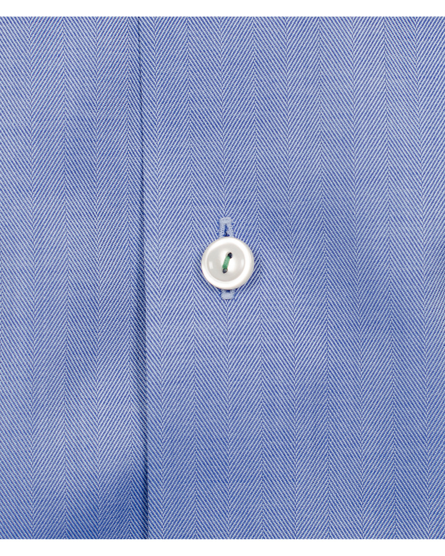 Homme | Chemises | Eton | Contemporary Fit Shirt Red Ribbon Herringbone Blue